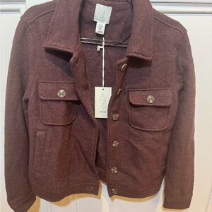 Joie Plum Wool Jacket